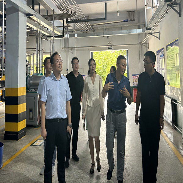 Chairman Sun of Laixi Science and Technology Association and Chairman Li of the People 's Republic of China came to visit the Odis factory.